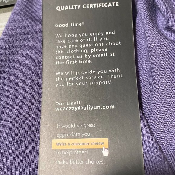 Weaczzy Women's Casual Swing T Shirt Dress with Pockets -Lavender Size Medium - Picture 5 of 6